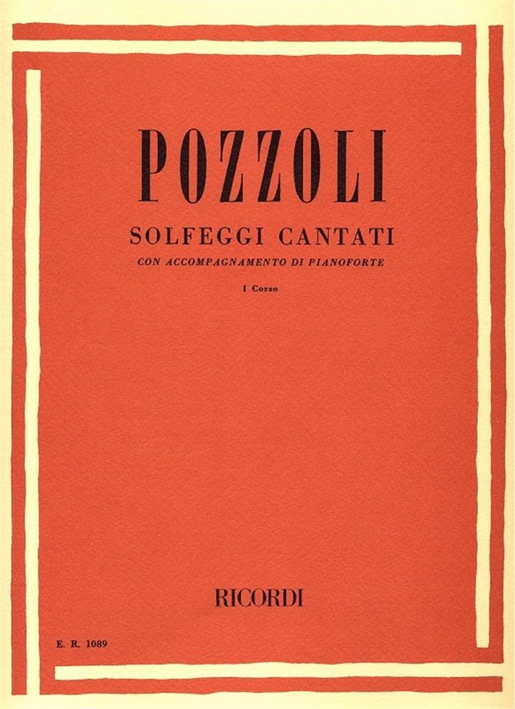 Solfeggi Cantati Con Accompagnamento Di Pianoforte